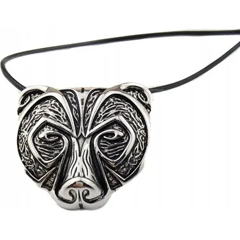 Náhrdelník Pánský náhrdelník Severský medvěd 137 60 cm stříbrný