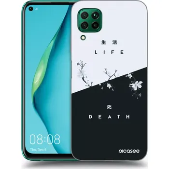 Pouzdro na mobilní telefon Picasee silikonový průhledný obal pro Huawei P40 Lite - Živý - Mrtvý