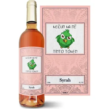 Víno Sablio Růžové víno Nečum na mě tímto tónem: 0,75 l