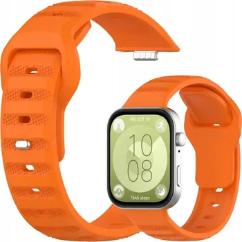 Příslušenství k chytrým hodinkám SILIKONOVÝ ŘEMÍNEK PRO HUAWEI WATCH FIT 3 FIT3 POHODLNÝ SPORTOVNÍ ŘEMÍNEK