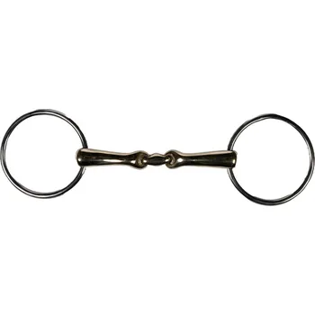 Udidlo pro koně HKM Udidlo stihlové dvakrát lomené High Curve HKM, 14 mm 14,5 cm