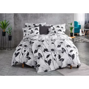 Povlečení Souprava 1+1 ložního bavlněného povlečení, Máky