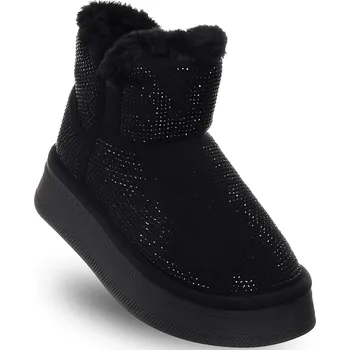 Dámská zimní obuv SOLO SOPRANI COUTURE - DÁMSKÉ BOTY SSW521P28/04 STRASS FUR sněhule kůže