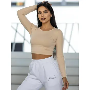 Dámské tričko v krátkém střihu VSB AMI krémové, VELIKOST XS