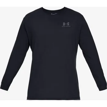 Pánské tričko Pánské triko Under Armour SPORTSTYLE LEFT CHEST LS - černé XL