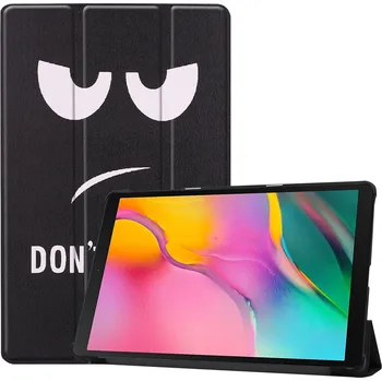 Pouzdro na tablet VSECHNONAMOBIL 127668 ART Zaklápěcí pouzdro pro Samsung Galaxy Tab A 10.1 2019 (T515 / T510) DON´T TOUCH