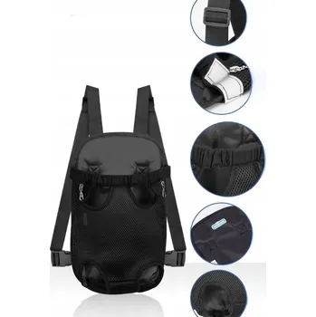 přepravka pro zvíře Batoh na přepravka psa nebo kočky vel. M lehký, oboustranný