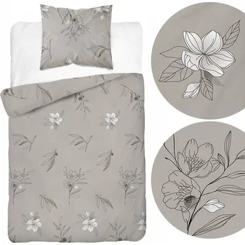 Povlečení Bavlna Povlečení 140x200 Geometrická mozaika Béžová