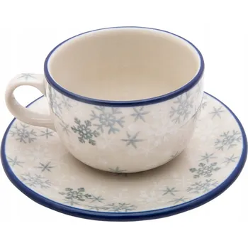 Šálek Ceramika Artystyczna Bolesławiec 2853 Liana STARS Vánoční keramika 200 ml 1 ks