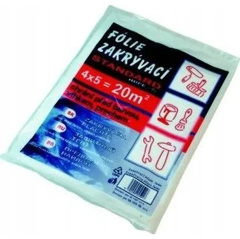 Zakrývací fólie na malování Malířská Fólie Extol 5 m x 4 m x 7 µm