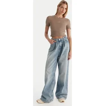 Pánské tričko Guess T-Shirt V5YP08 K8RT2 Khaki Slim Fit S