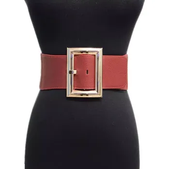 Opasek Dámský strečový široký pásek Paige Červený