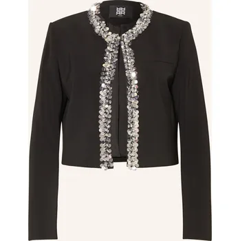 Dámský blejzr Riani Dámská Bunda Hranatého Střihu S Flitry, černá /...