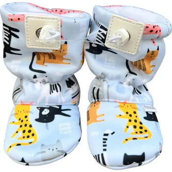 Capáčky Softshellové capáčky s microfleecem modré Kočičí kaleidoskop - KUKUKAM 12-18 měsíců Modrá