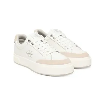 Dámské tenisky Sneakersy Calvin Klein Basket Cupsole Laceup Lth Mix YW0YW02023 Bílá 37
