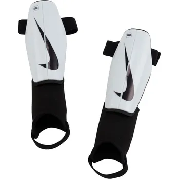 Fotbalový chránič Nike Charge Shin Guard Juniors White/Black Large Jnr