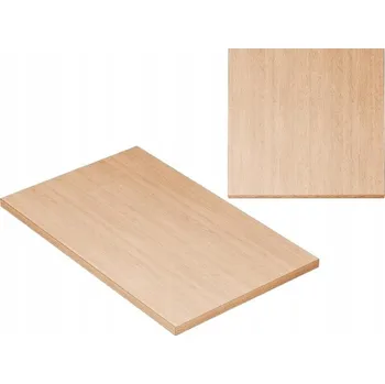 Konferenční stolek Deska / Pracovní deska z dřevotřísky buk světlý 80 x 80 x 2,8 cm