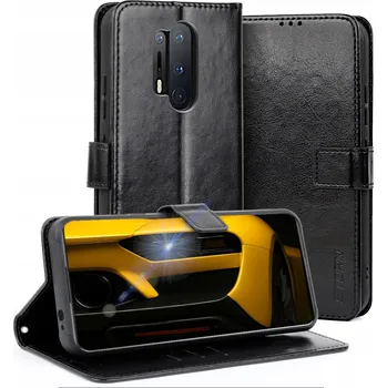 Pouzdro na mobilní telefon Flipové Pouzdro Nanga pro OnePlus 8 Pro, černé