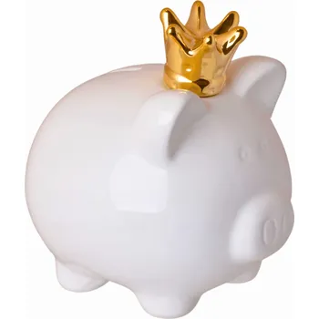 Pokladnička Pokladnička, dárek prasátko bílé malé