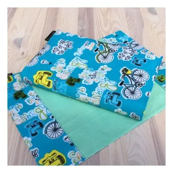 Obal na knihu Obal na knihu - Bike tyrkysový (M-Light)