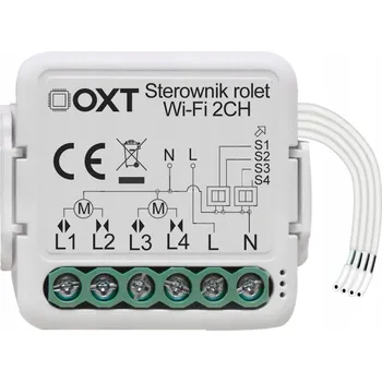 IP kamera Inteligentní mini modul OXT pro ovládání 2 rolet/žaluzií přes WiFi TUYA Smart