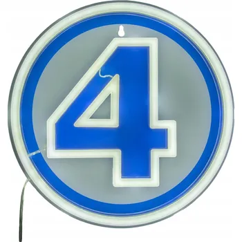 Obraz NEONOVÁ NÁSTĚNNÁ LAMPA MARVEL FANTASTICKÁ ČTYŘKA