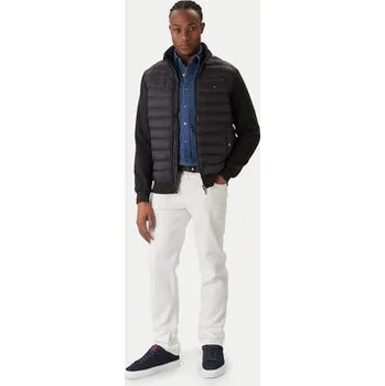 Tommy Hilfiger Bunda pro přechodné období Mix Media Ess MW0MW41329 Černá Regular Fit S