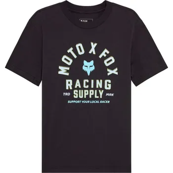 Dámské tričko dámské triko Fox W Local Racer Ss Tee Black M