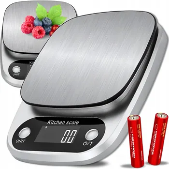 Kuchyňská váha ELEKTRONICKÁ KUCHYŇSKÁ VÁHA PŘESNÁ 1 g | 5 kg S FUNKCÍ TARA + BATERIE