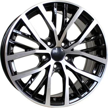 Alu kolo Alu kola Racing Line BK952, 17x7.5 5x112 ET45, černá + leštění