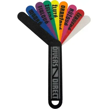 Vzorník kalibrační pro podvodní fotografii a výuku, DIVERS DIRECT