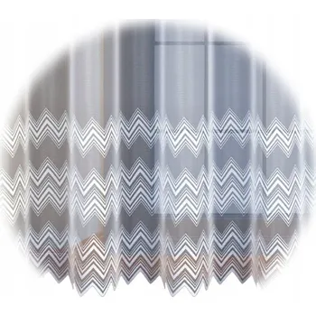 Záclona Bílá záclona s žakárovou stuhou bílá 250x200 outlet