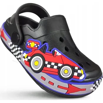 Chlapecké sandály Dětské pěnové pantofle Permani černé, velikost 33