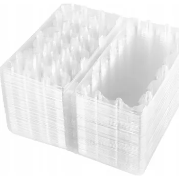 Dóza na potraviny Organizérová nádoba Krabička na opakovaně použitelná vejce 18ks