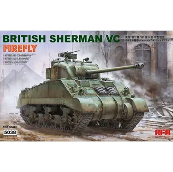 Plastikový model Tank British Sherman VC Rye Field Model 5038