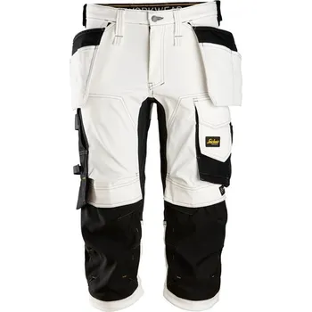 montérky Pracovní kalhoty ¾ Pirate AllroundWork s PK bílé vel. 50