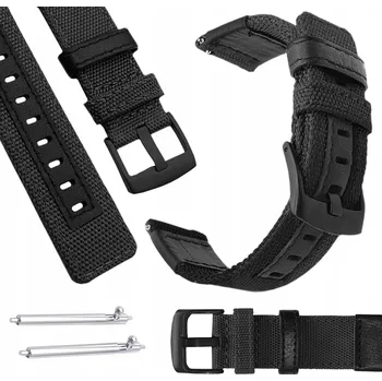 Řemínek na hodinky Řemínek ChronSmarta pro Garmin 20mm černý