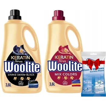 Prací gel Woolite Black + Color Tekutý prací prostředek 3,6l x2 +