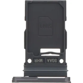 Náhradní díl pro mobilní telefon Samsung Galaxy S23 FE S711 šuplík na SIM slot single (black)