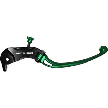 Páčka brzdy výklopná ACCOSSATO LV030 aluminium, master cylinder zelená LV030G-16-C-RST