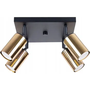 Stropní Svítidlo čtvercový SOLLUX LIGHTING 25 x 25 cm černý