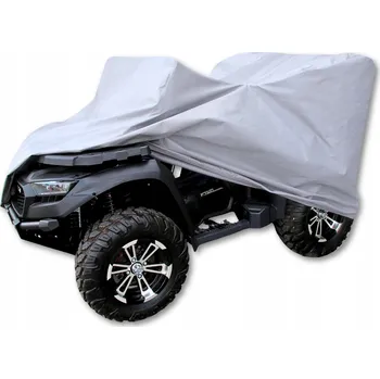 Plachta na motorové vozidlo Ochranná plachta na čtyřkolku s kufrem XL 220-245cm Practic