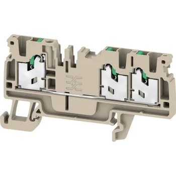 Rozvaděč WEIDMÜLLER Svorka S3C 2.5 mm² 800 V, 24 A, průchozí, SNAP IN, počet připojení 3 2674540000