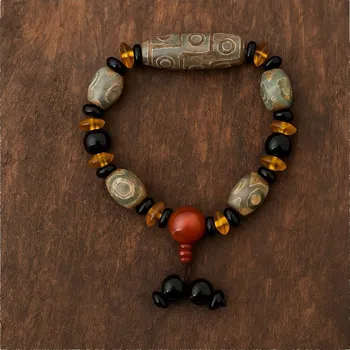 Náramek Náramek achát valounky 23-8