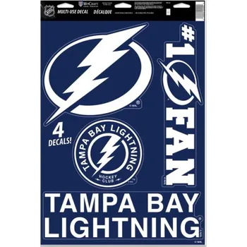 Puk WinCraft Samolepky Multi Tampa Bay Lightning 1044331