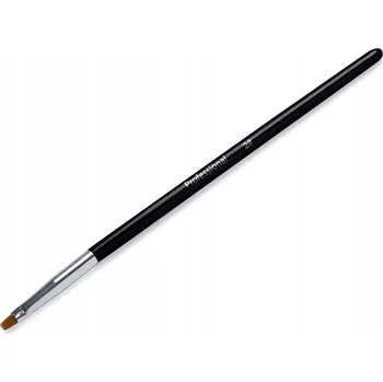 Kosmetický štětec Štětec Štěteček na Nehty Gel Mani Dřevěný Černý Profesionální #2