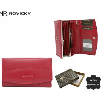Peněženka Rovicky dámská peněženka z pravé kůže, růžová