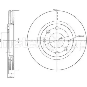 Brzdový kotouč Brzdový kotouč CIFAM (800-455)