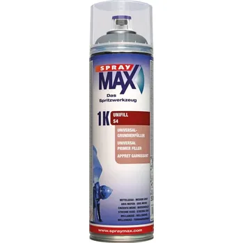 Barva ve spreji Spray Max 1K Uni základový plnič 400 ml Barva: černá