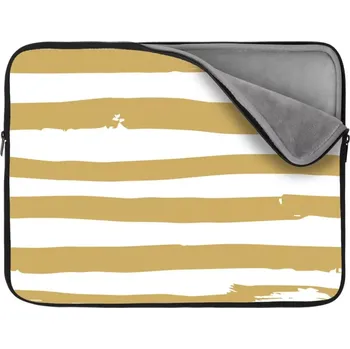 pouzdro na notebook Sablio Obal na notebook Zlaté pruhy - 13"